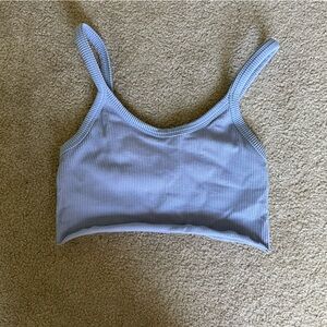 Blue/Purple Cropped Athleisure Tank